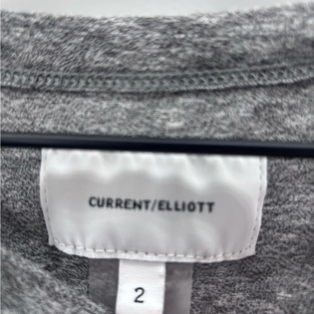 Current/Elliott The Tier Sleeveless Muscle Shirt Top in  Gray Size 2(M/L)
